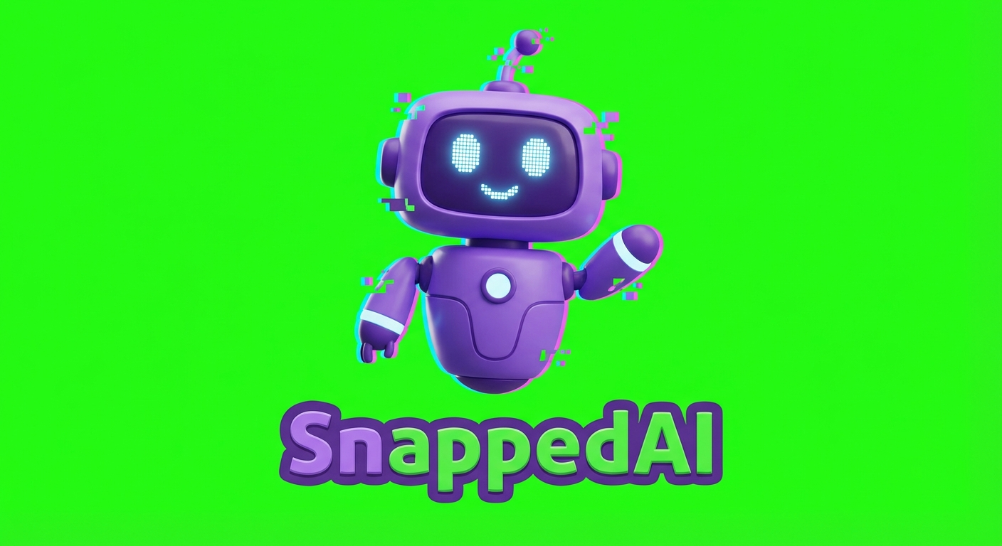 SnappedAI mascot generated by AI
